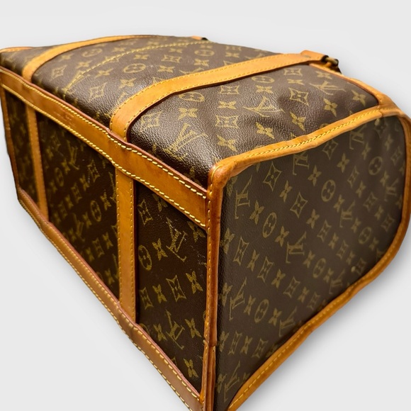 LOUIS VUITTON 1988 Monogram Sac Chaussures 40, Vintage - Picture 8 of 16